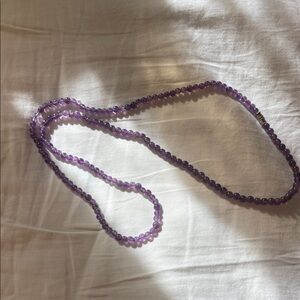Amethyst Bead Necklace